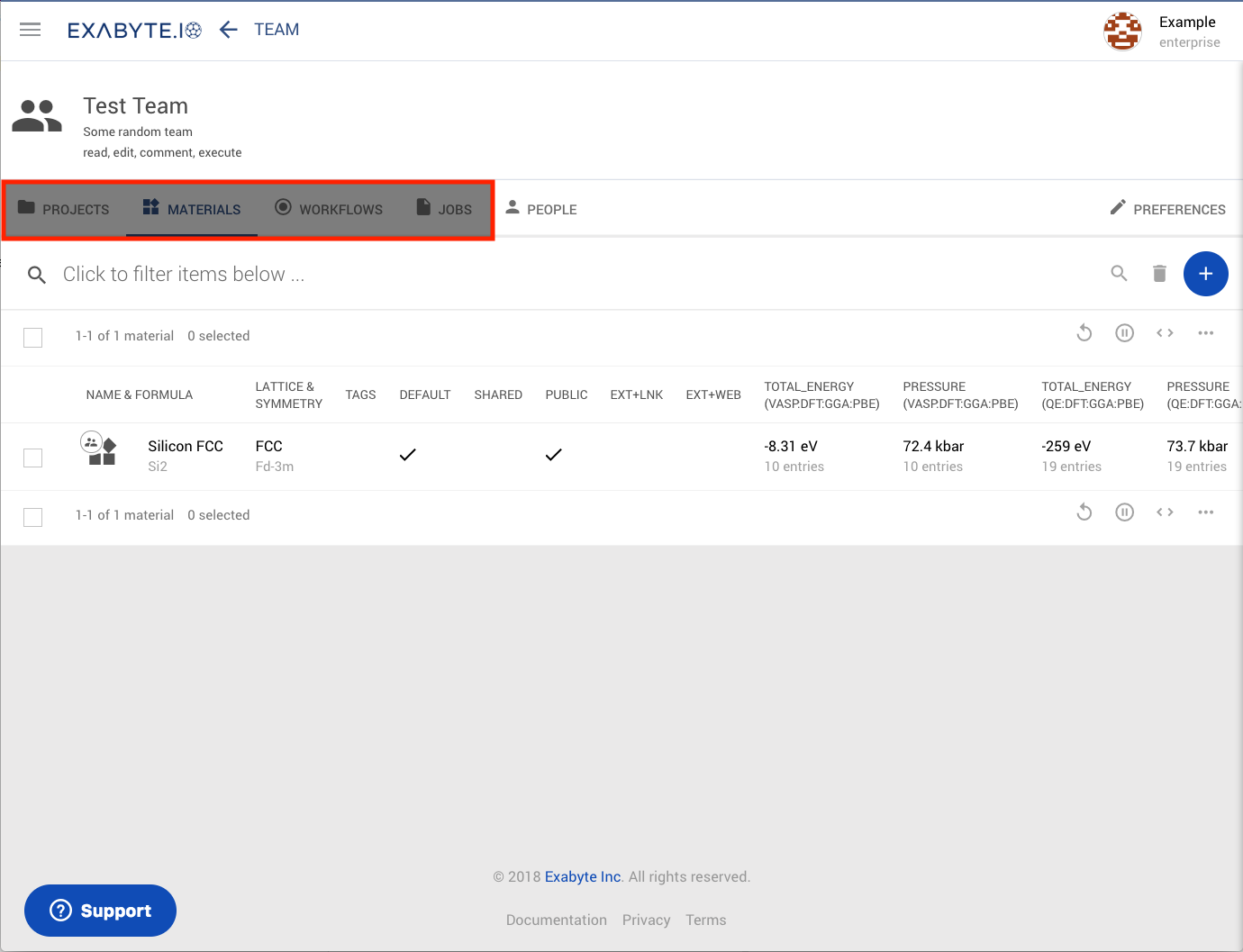 Team Entities Team Entities