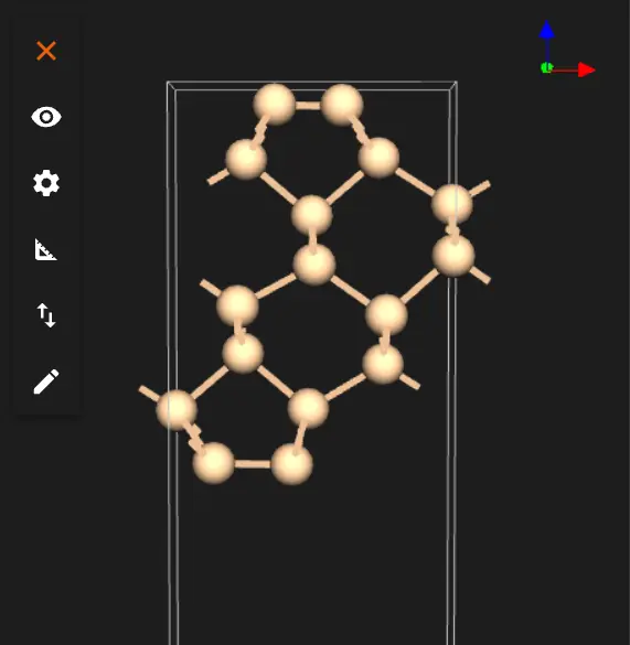 Adjusted Si(100) Structure Adjusted Structure